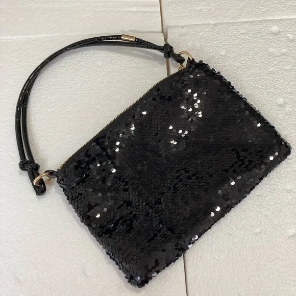 Black sequine purse - Picture 3 of 11